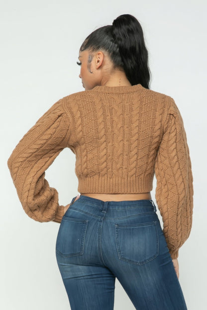 Cable Pullover Top - AV Fashion’s