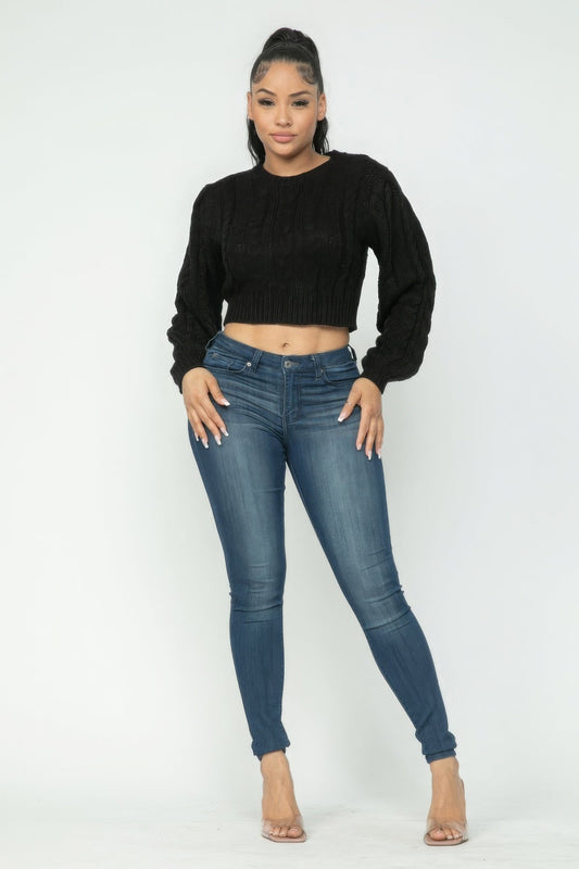 Cable Pullover Top - AV Fashion’s