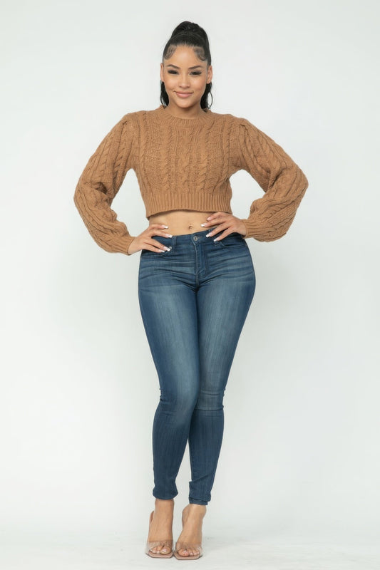 Cable Pullover Top - AV Fashion’s