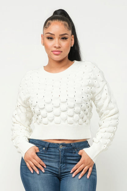 Checker Sweater Top - AV Fashion’s