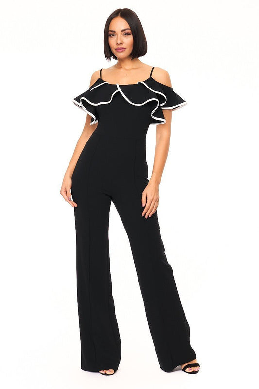 Color Block Binding Detailed Fashion Jumpsuit - AV Fashion’s