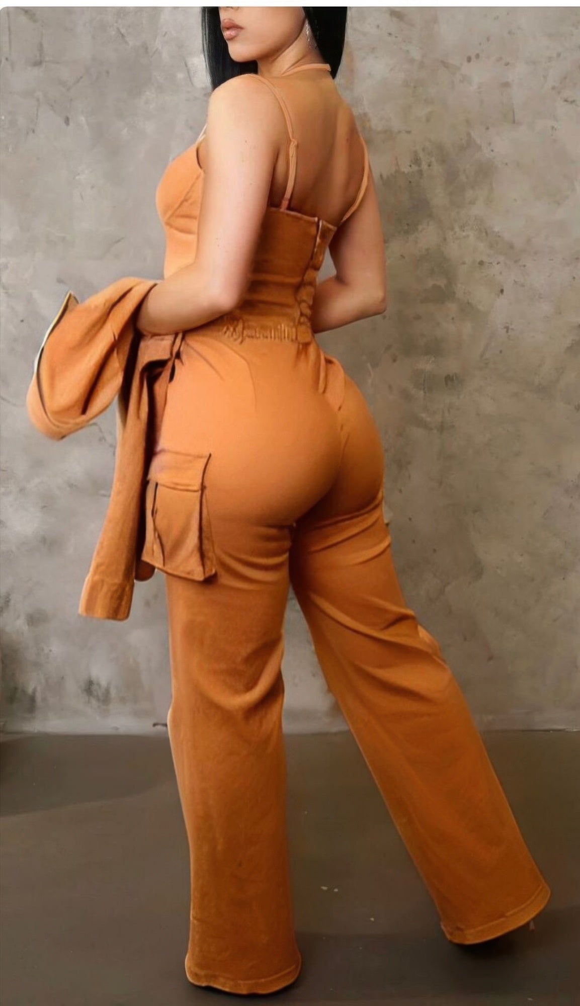 Crop Jacket 3pcs Set - AV Fashion’s