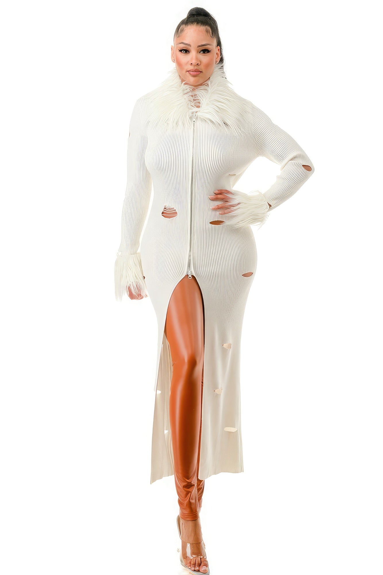 Diva Mode Cardigan Dress - AV Fashion’s