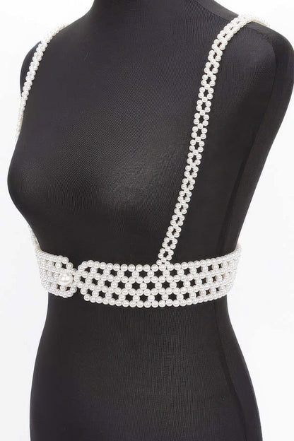 Faux Pearl Harness - AV Fashion’s