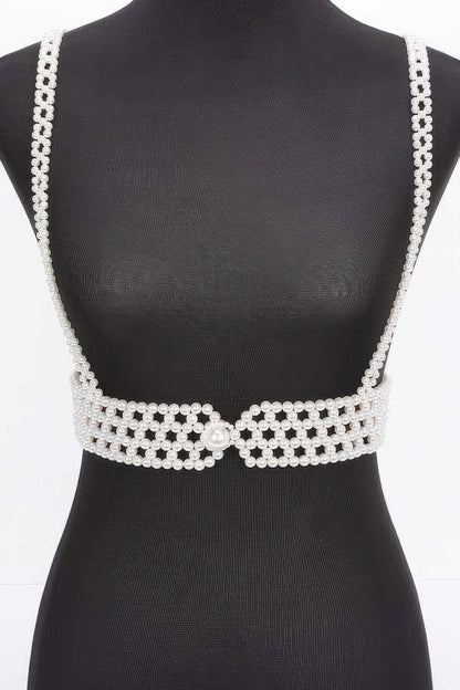 Faux Pearl Harness - AV Fashion’s