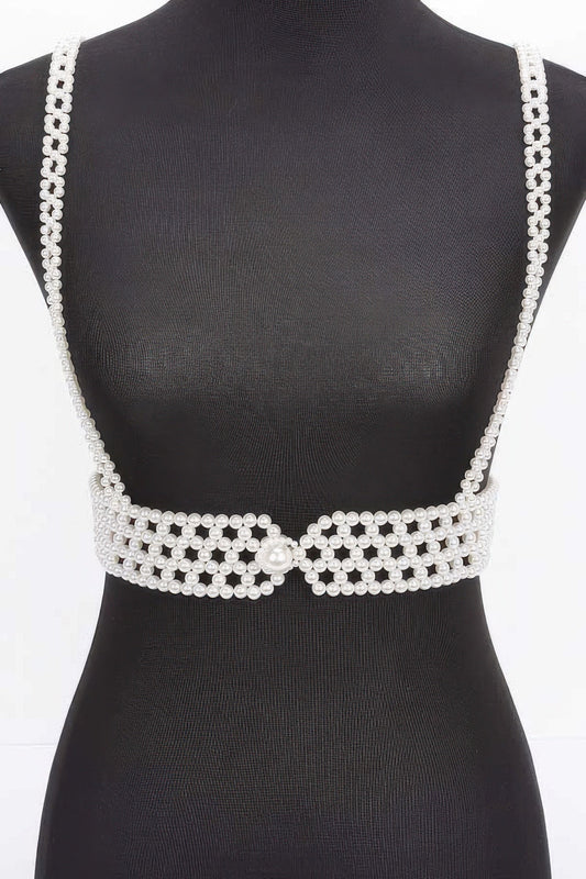 Faux Pearl Harness - AV Fashion’s