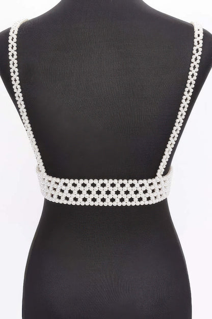 Faux Pearl Harness - AV Fashion’s