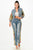 Fly girl contrast denim set - AV Fashion’s
