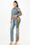 Fly girl contrast denim set - AV Fashion’s