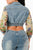 Fly girl contrast denim set - AV Fashion’s