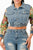 Fly girl contrast denim set - AV Fashion’s