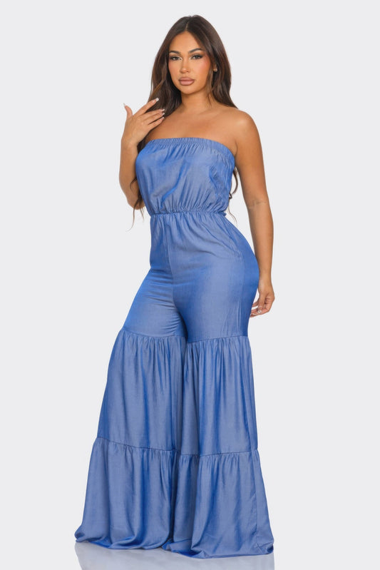 Jumpsuit Ruffle Hem - AV Fashion’s