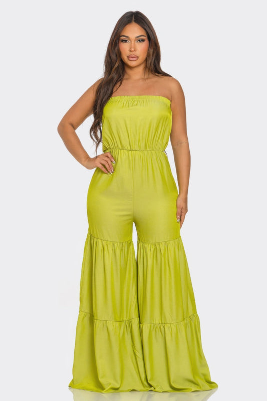 Jumpsuit Ruffle Hem - AV Fashion’s