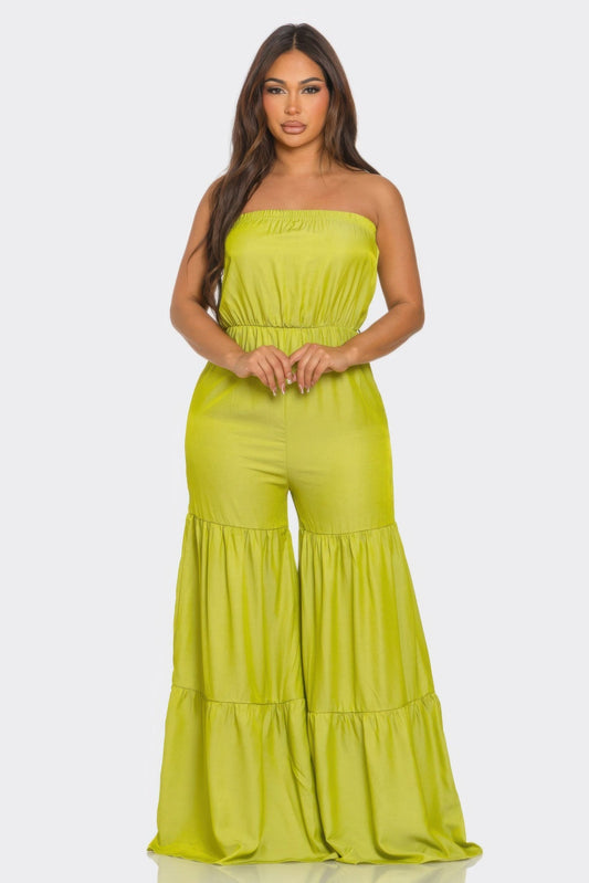 Jumpsuit Ruffle Hem - AV Fashion’s