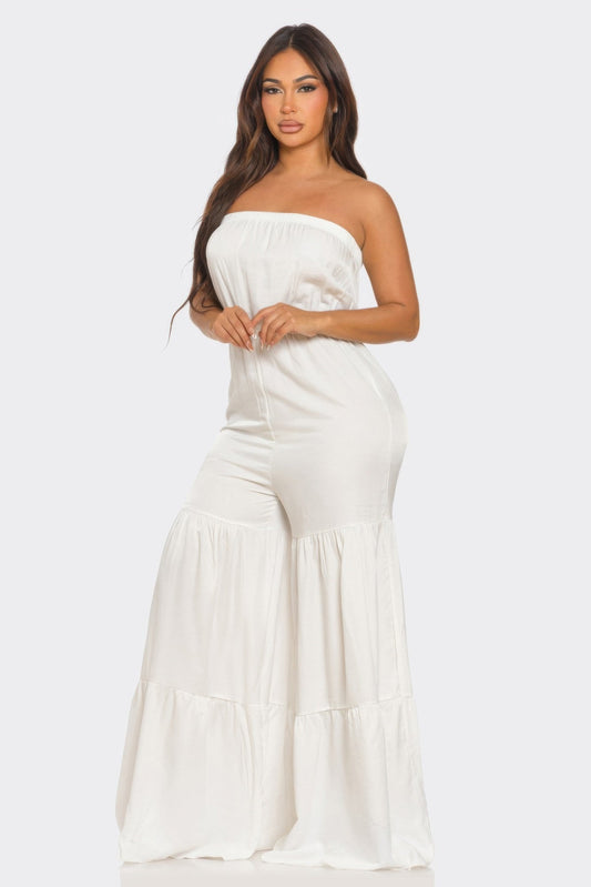 Jumpsuit Ruffle Hem - AV Fashion’s
