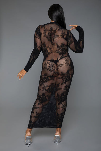 Long Sleeve Innocent Touch Laced Dress - AV Fashion’s
