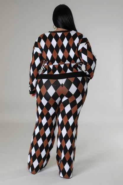 Long Sleeves Stretch Pant Set - AV Fashion’s