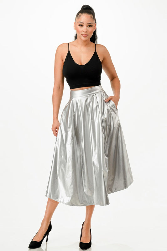 Midi Skirt With Pockets - AV Fashion’s
