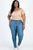 Plus size casual ruched puff sleeve ribbed knit solid top - AV Fashion’s