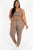 Plus Size French Terry Cropped Tank Top & Joggers Set - AV Fashion’s