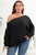 Plus Size One Shoulder Beaded Sweater - AV Fashion’s