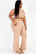 Plus Size Ribbed Mock Neck Crop Tank Top& Bootcut Pants Set - AV Fashion’s