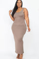 Plus Size Solid Basic Maxi Dress - AV Fashion’s