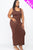 Plus Size Solid Basic Maxi Dress - AV Fashion’s