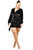 Plus Velvet Bishop Sleeve Mini Dress - AV Fashion’s