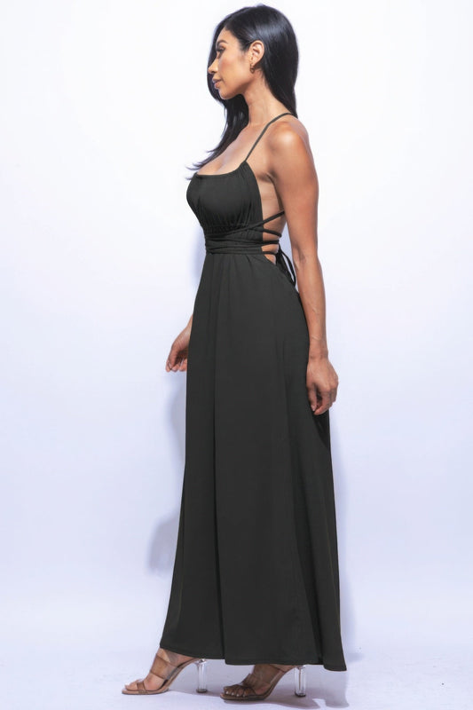 Side Slit Maxi Dress - AV Fashion’s