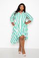 Stripe Shirt Dress - AV Fashion’s