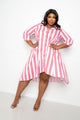 Stripe Shirt Dress - AV Fashion’s