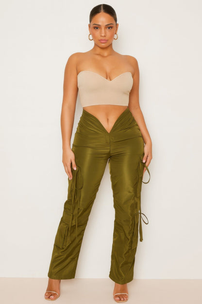 V Cut Cargo Pants - AV Fashion’s
