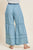 Washed Denim Tiered Wide Leg Pants - AV Fashion’s