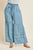 Washed Denim Tiered Wide Leg Pants - AV Fashion’s