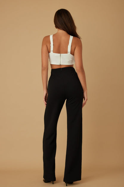 X Ribbon Open Jumpsuit - AV Fashion’s